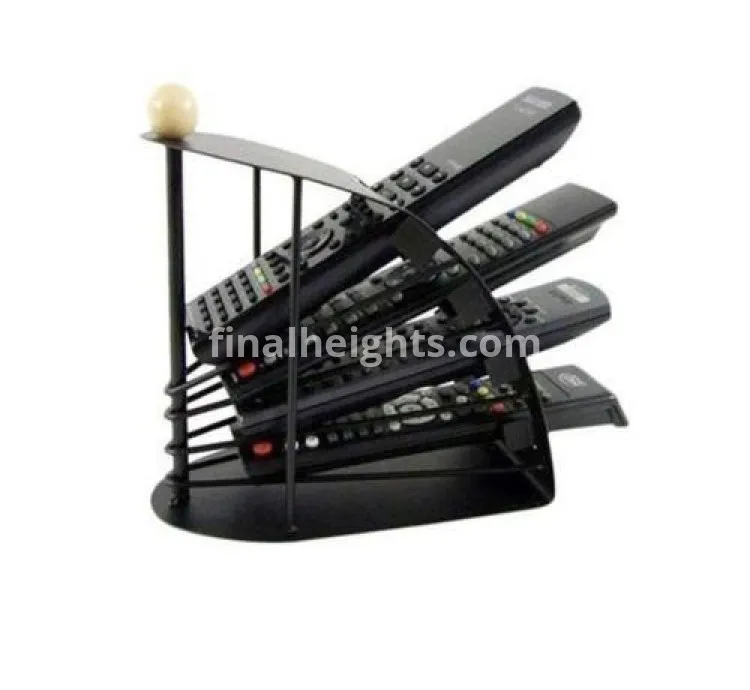 Remote Control Metallic Storage Organizers - Black