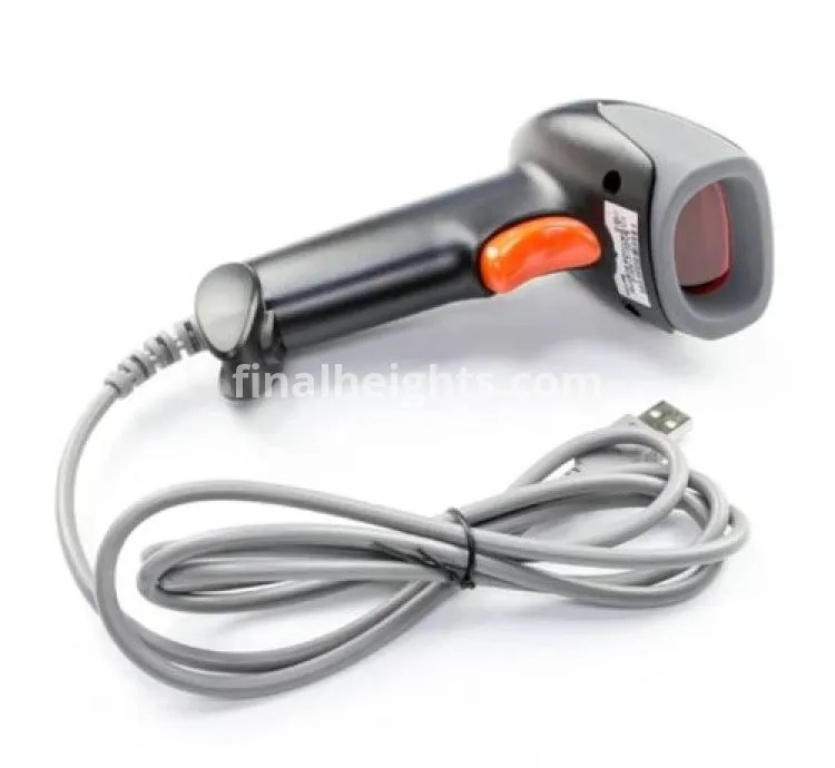 Portable Wired Android Bar Code Reader Handheld Qr Code 1D 2D Barcode Scanner for Supermarket Library Warehouse Includes Stand hand