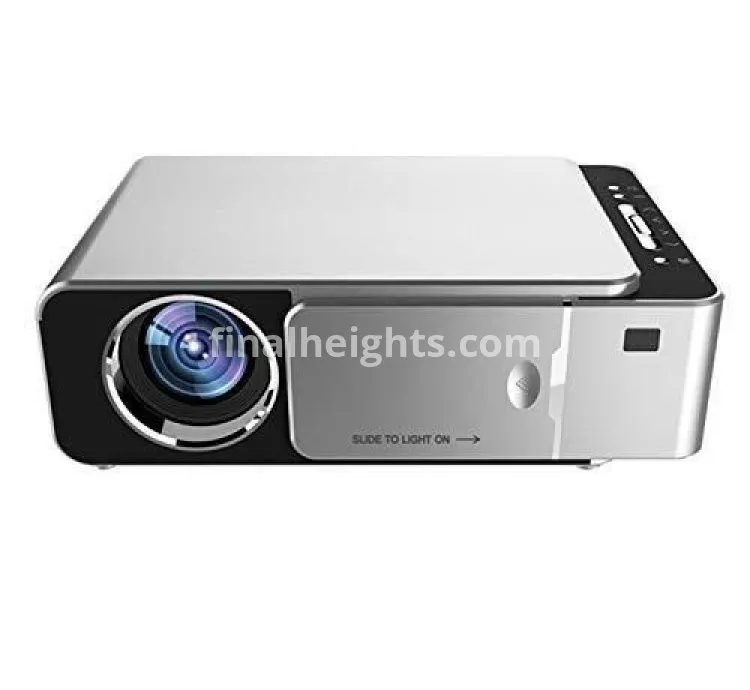 Borrego  T6 Android HD 3D 4K (800 x 480) miracast 3000 Lumens Smart Home Cinema Projector with LAN, 8GB 1GB Ram, Wi-Fi, USB, VGA, Bluetooth, HDMI (Silver)