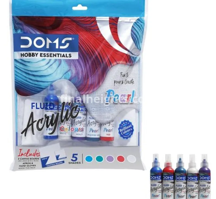 Doms Pearl Fluid Acrylic Colour