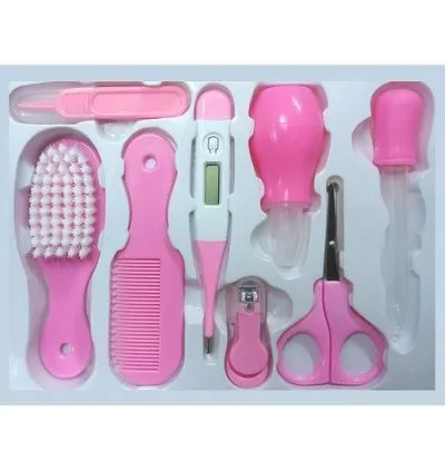 Baby care kit 8 Pcs Newborn Baby Care Health Safety Kit - Pink