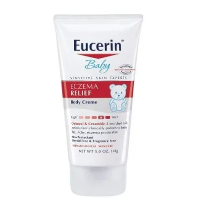 Eucerin Baby Eczema Relief Body Cream - Steroid & Fragrance Free - 5 oz. Tube