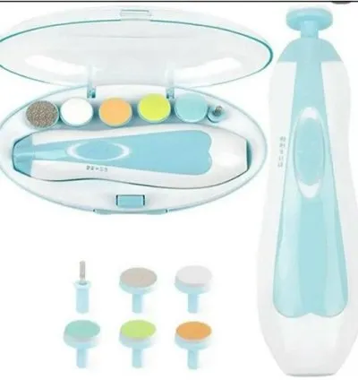 Electric Baby Kids Nail Trimmer Cutters Safe Nail Clipper Set
