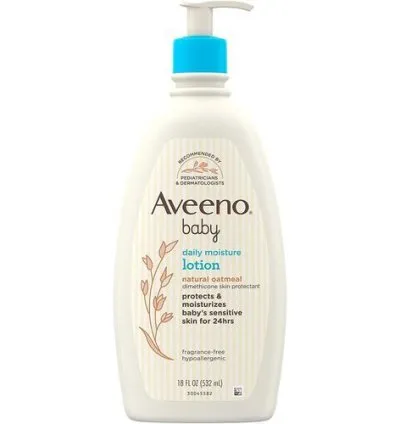 Aveeno Baby Daily Moisture Lotion with Natural Colloidal Oatmeal 18 oz (US)