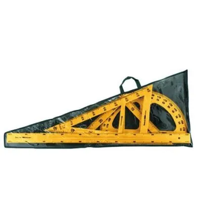 Teacher Geometrical Set For Blackboard-Yellow 1