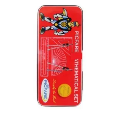 Picfare Mathematical Geometry Set - Red 1