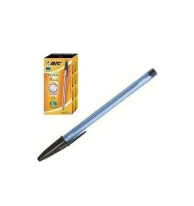 Bic Pens Crystal Pen Black, Pack of 50 Pieces 1