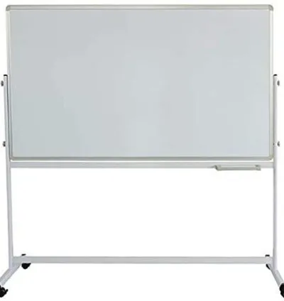 Dry Wipe Magnetic Whiteboard (120cm By 90cm)With A Stand 1