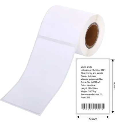 Label Printer Sticker Thermal Label Paper Self-Adhesive 1