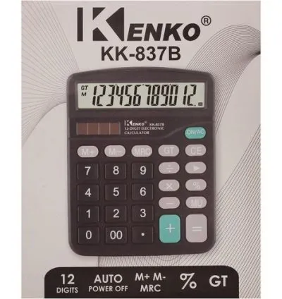 Kenko 12 Digits Electronic Calculators KK 837B 1