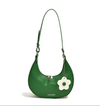 General Women's Casual Shoulder Bag-green 1