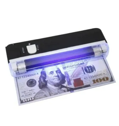 Handheld counterfeit detector Easy-to-carry bill verifier Compact counterfeit detection tool Fake Money Detector 1