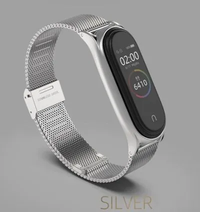 Stainless Steel Metal Replacement Strap Durable Smart Watch Strap for Xiaomi Band 3/4/5/6 NO5147 1