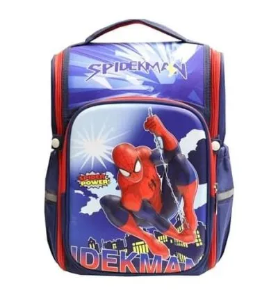 2 In 1 Cartoon Student Bag For Kids Orthopaedic Lightweight Picnic Travel Backpack Messenger Bag School Carrier For Girls And Boys Gift For Primary Children- Multicolor 1
