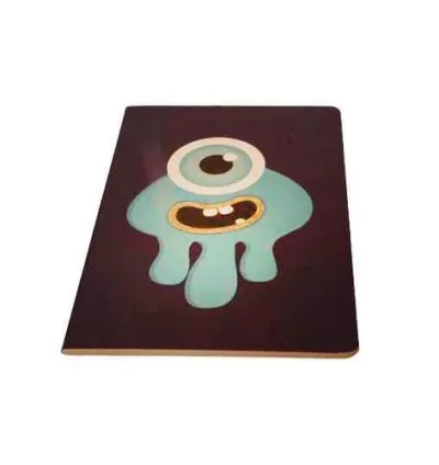 Aliens Sewn Notebook A5-Blue 1