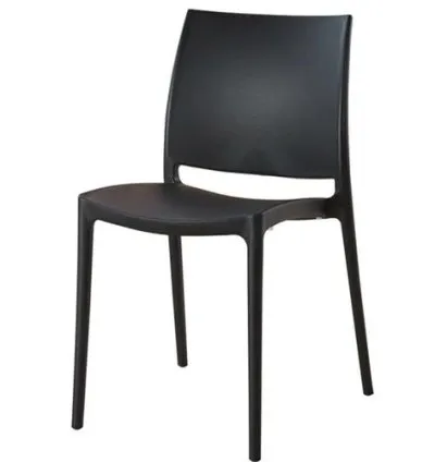 Very Strong Plastic Chair With A Dynamic Design And Varying Colors-Multicolor 1