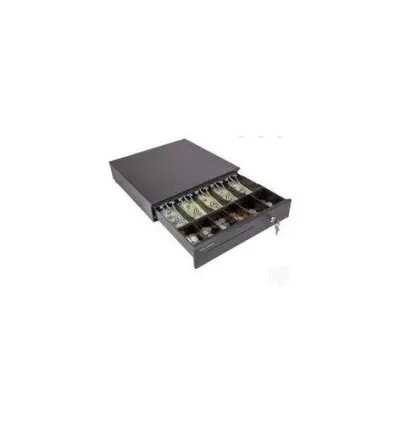 Money Box Supermarket Cash Register Cash Box Drawer Type Cash Box Cash Box Storing Money/ Auto Cash Drawer- Black. 1
