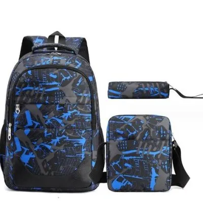 3-piece set large capacity travel backpack 1