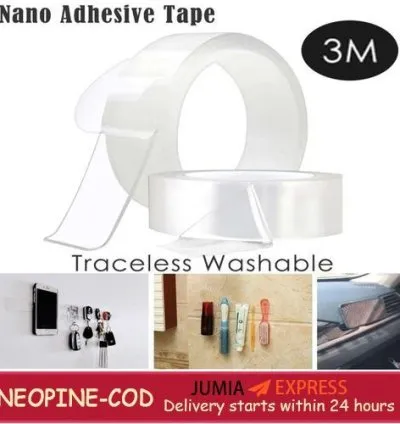 Nanotape Double Face Transparent 3M- White 1
