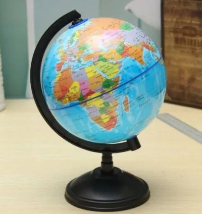 World Globe Map, Country, Region, Cities - Multicolor 1