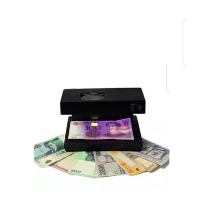 Counterfeit Money Detector Fake Notes Machine - Black 1