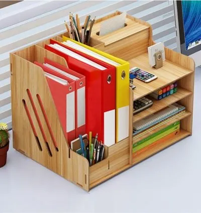 DIY File Folder, Office Drawer File Holder, Pen Holder, Desktop Storage Rack 1