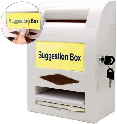 Suggestion Box - White 1