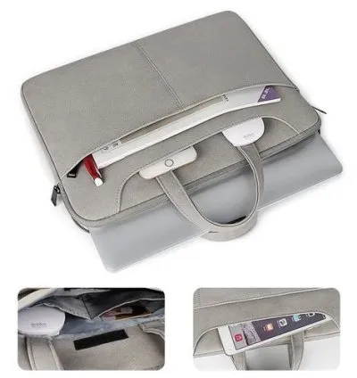 High Quality Portable Business Briefcase Waterproof Laptop Bag for MacBook, Hp, Lenovo 1