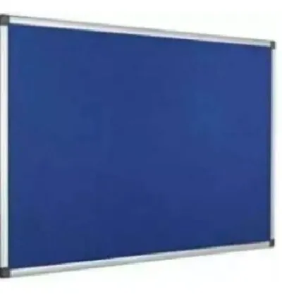 Notice Board (90×120cm) With 1 Packet Free Push Pins-Blue
