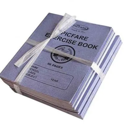 Picfare A Dozen Of 12 Exercise Books 96 Pages Blue