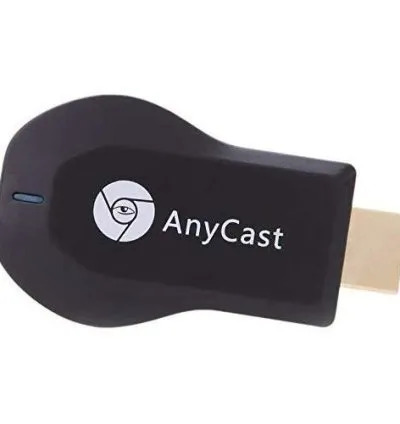 Anycast Wireless WiFi Display Receiver M9 Plus , 1080P Upgraded New Edition M9 Plus Support chromecast Screen Mirror Dongle Digital AV to HDMI Easy Sharing Mini TV Stick HD 1080P for Android IOS- Black