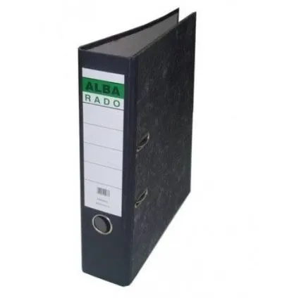Alba 50Pc Box Files Paper Keeper - Black