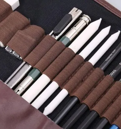 24pcs Professional Sketching Drawing Art Tool Kit
