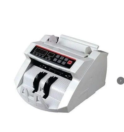 Bank Bill Counter / Money Counting Machine With Free Counterfeit  Electric Fake Note Money Detector Machine  -Black /White