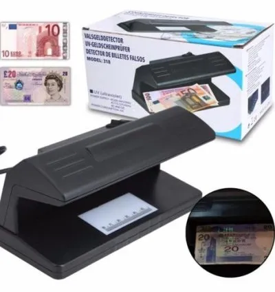 Currency Fake Detector Machine with ON/OFF Switch