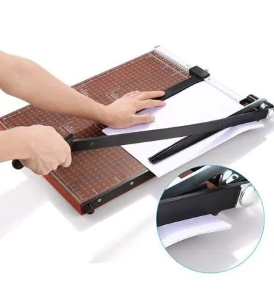 Paper A3 Paper Cutter, Paper Guillotine Trimmer, Black