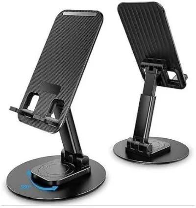 Universal Fit Folding Rotatable Lifting Desktop Holder for Mobile Phones 1