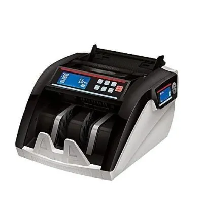 2021 Latest Dual Display Money Bill Counter With UV/MG W/Counterfeit Bill Detection - White, Black 1