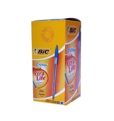 Bic Box Of 50 Pens - Blue 1