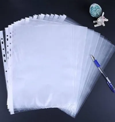 Punched Pocket Folder Files Sets - Colorless 1
