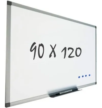 Whiteboard (90cmX120cm) With 3pcs Of Markers & Eraser 1