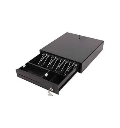 Money Box Supermarket Cash Register Cash Box Drawer Type Cash Box Cash Box Storing Money/ Auto Cash Drawer- Black. 1