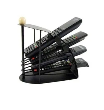 Remote Control Metallic Storage Organizers - Black 1