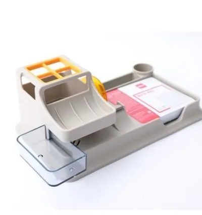 Deli Genuine Office Desk Organiser 9110 -Grey Assorted 1
