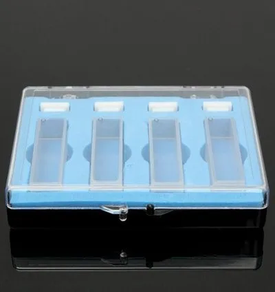4pcs 3.5ml Optical Quartz Cuvettes 10mm Cuvette Cell Spectrometer With Box 1