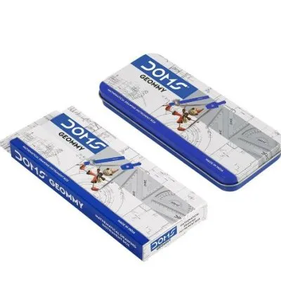 Doms *DOMS Geommy Mathematical Drawing Instrument Geometry Box 1