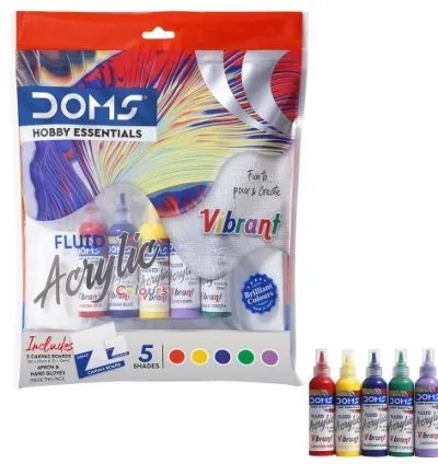 Doms Vibrant Fluid Acrylic Colour 1