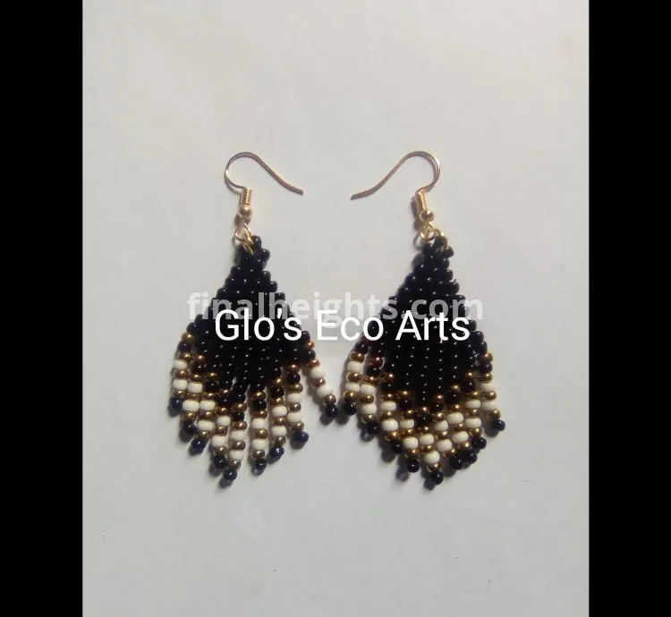 Handmade beaded earrings