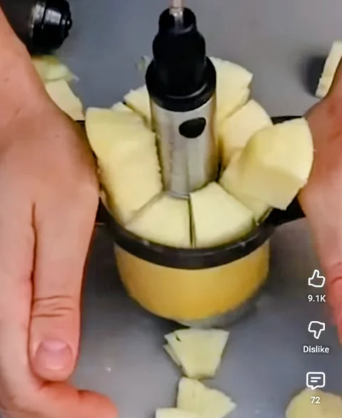 Next level pineapple peeler/slicer