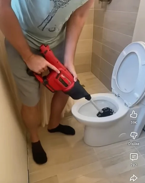 overpowered toilet plunger